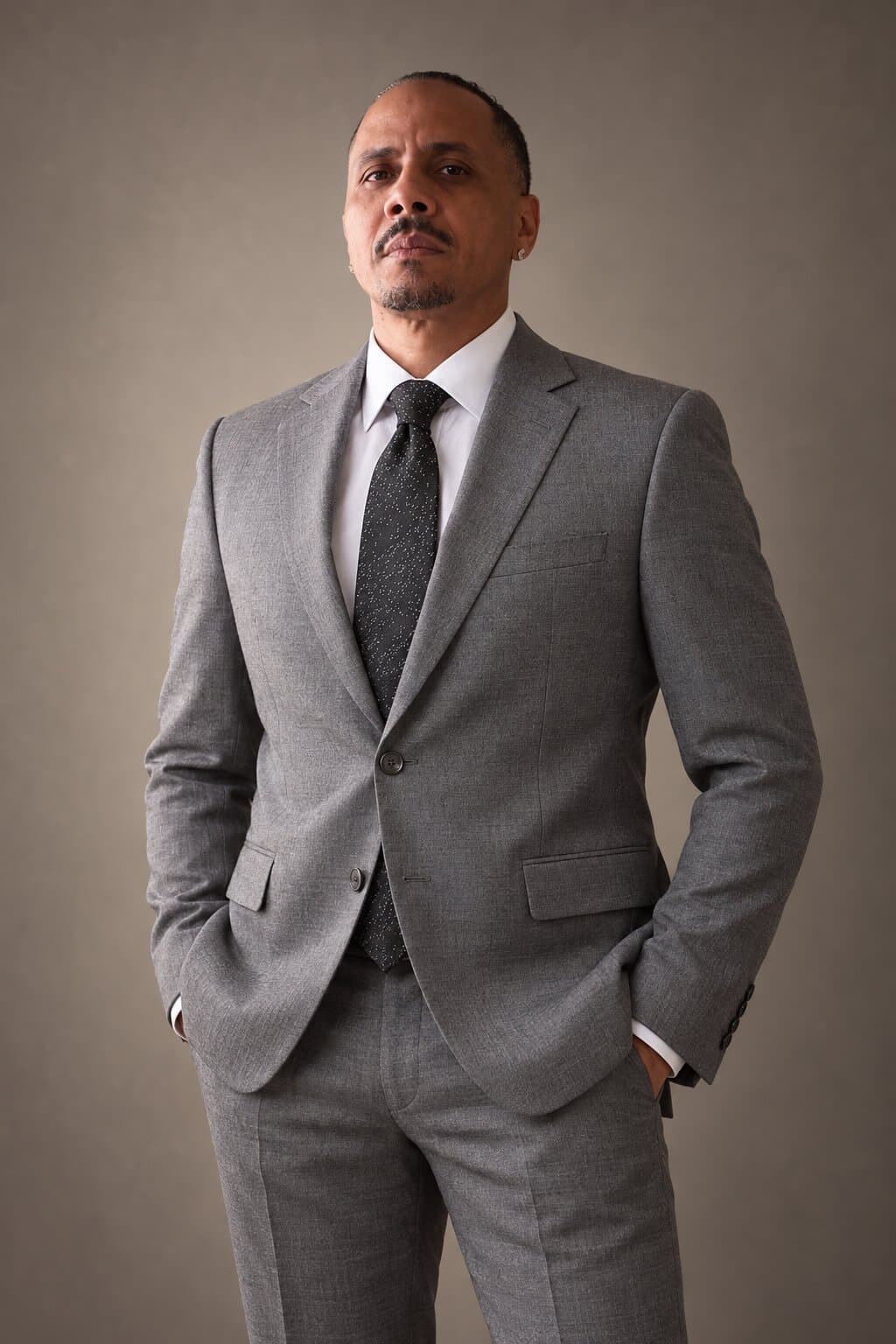 Sterling Gray worn